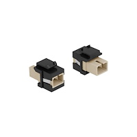 DeLOCK Delock Keystone Module - kopplingsdon för nätverk - svart, beige