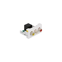 DeLOCK Delock Easy 45 - snäppbar modul - vit, RAL 9003