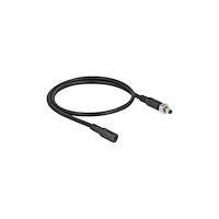 DeLOCK Delock - förlängningskabel för ström - DC-jack 5,5 x 2,1 mm till DC-jack 5,5 x 2,1 mm - 50 cm