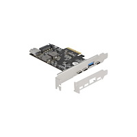 DeLOCK Delock - USB-adapter - PCIe 3.0 x4 - USB-C 3.2 Gen 2 x 3 + USB 3.2 Gen 2 x 1 + USB 3.2 Gen 2 (intern) x 1