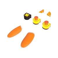 ThrustMaster Thrustmaster ESWAP X LED Orange Crystal Pack - tillbehörssats för spelstyrenhet