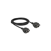 DeLOCK Delock nätverkskabel - 2 m - svart