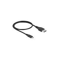 DeLOCK Delock - videoadapterkabel - 24 pin USB-C till DisplayPort - 50 cm
