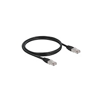 DeLOCK Delock patch-kabel - 1 m - svart