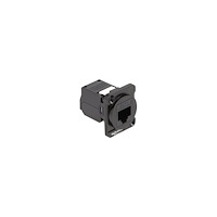 DeLOCK Delock D-Type - network socket mechanism - 1 nätverksuttag - svart