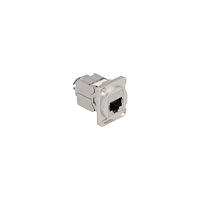 DeLOCK Delock D-Type - network socket mechanism - 1 nätverksuttag - svart