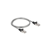 DeLOCK Delock patch-kabel - 1 m - silver