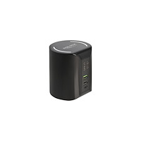 DeLOCK Delock trådlöst laddningsstativ/nätadapter - 2 x USB, 24 pin USB-C - 58 Watt