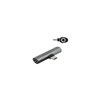 DeLOCK Delock USB-C till hörlursuttag/laddningsadapter - ljud/USB