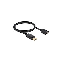 DeLOCK Delock - DisplayPort-förlängningskabel - DisplayPort till DisplayPort - 1 m