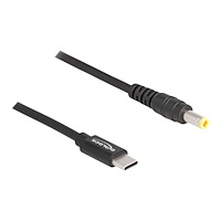 DeLOCK Delock - strömkabel - 24 pin USB-C till Växelströmsjack 5,5 x 2,5 mm - 1.5 m