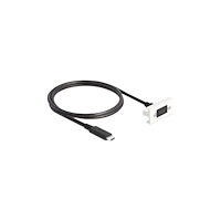 DeLOCK Delock - USB typ C-kabel - 24 pin USB-C till 24 pin USB-C - 1 m