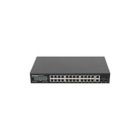 LANBERG Lanberg RSGE-24P-2GE-2S-360 - switch - 24 portar - ohanterad - rackmonterbar