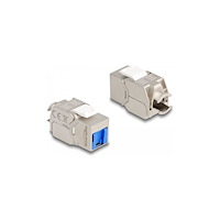 DeLOCK Delock keystone module - vit, blå, silver