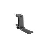 DeLOCK Delock - hållare för hörlurar - justerbar, för bordmontering, aluminium