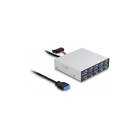 DeLOCK Delock - hubb - 3.5", 5 Gbps, front panel - 10 portar - insticksmodul