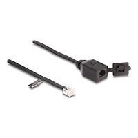 DeLOCK Delock telefonförlängningskabel - 20 cm - svart