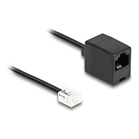 DeLOCK Delock telefonkabel - 3 m - svart