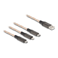 DeLOCK Delock 3 in 1 dedikerad laddningskabel - 1.2 m