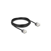 DeLOCK Delock patch-kabel - 5 m - svart