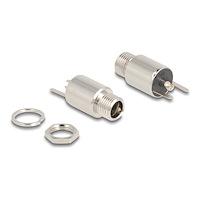 DeLOCK Delock - elkontakt - DC-uttag 5,5 mm x 12 mm (ID: 2,5 mm)