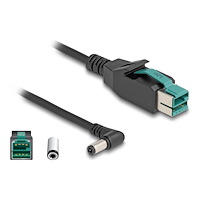 DeLOCK Delock - USB-kabel med egen strömförsörjning - USB PlusPower (12 V) till Växelströmsjack 5,5 x 2,5 mm - 1 m