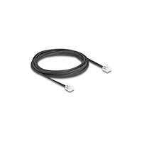 DeLOCK Delock telefonkabel - 3 m - svart