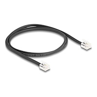 DeLOCK Delock telefonkabel - 1 m - svart