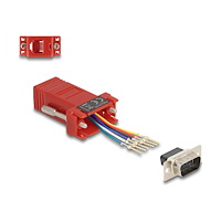 DeLOCK Delock Assembly Kit - seriell adapter - röd