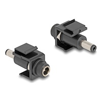 DeLOCK Delock - strömadapter - DC-jack 5,5 x 2,1 mm till Växelströmsjack 5,5 x 2,5 mm