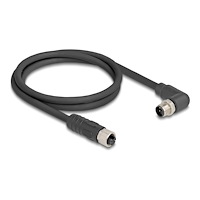 DeLOCK Delock - sensorkabel - 4 stifts M12 till 4 stifts M12 - 1 m