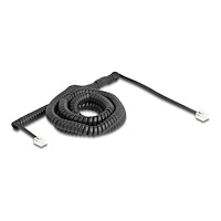 DeLOCK Delock telefonkabel - 10 m - svart