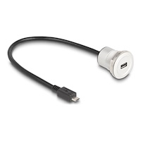 DeLOCK Delock - USB-förlängningskabel - mikro-USB typ B till mikro-USB typ B - 30 cm