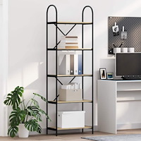 vidaXL Hyllsystem Sonoma ek 60 x 30 x 183 cm Konstruerat trä