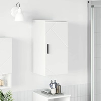 vidaXL Badrumsskåp Vit högglans 30 x 31.5 x 61 cm Konstruerat trä