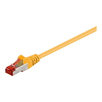 Goobay wentronic patch-kabel - 15 cm - gul