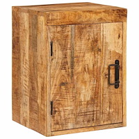 vidaXL Sängbord Brun 35 x 33 x 48 cm Massivt mangoträ
