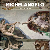 Pomegranate Europe Ltd Michelangelo : 2026 Wall Calendar
