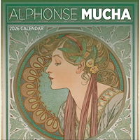 Pomegranate Europe Ltd Alphonse Mucha : 2026 Wall Calendar