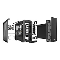 LISTAN be quiet! Silent Base 601 Window - tower - utökad ATX