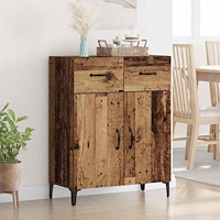 vidaXL Sideboard Gammalt trä 34 x 69.5 x 90 cm Konstruerat trä