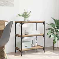 vidaXL Bokskåp artisan ek 60 x 33 x 71 cm Konstruerat trä