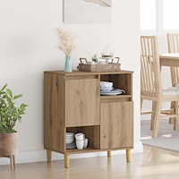 vidaXL Sideboard artisan ek 35 x 60 x 70 cm Konstruerat trä