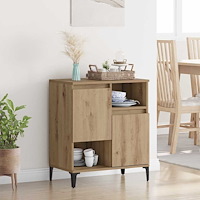 vidaXL Sideboard artisan ek 60 x 35 x 70 cm Konstruerat trä
