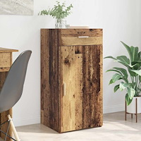 vidaXL Sideboard Gammalt trä 42.5 x 40 x 93 cm Konstruerat trä