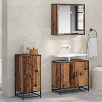 vidaXL Sideboard Gammalt trä 35 x 35,5 x 76 cm Konstruerat trä