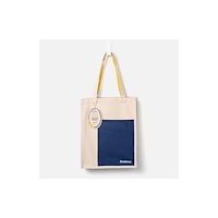 That Company Called If Bookaroo Tote Bag - Navy & Yellow