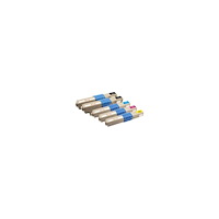 Peach Peach Combi-Pack PLUS - 5-pack - svart, gul, cyan, magenta - kompatibel - återanvänd - tonerkassett (alternativ för: OKI...