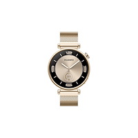 Huawei Technologies Huawei Watch GT 4 - rostfritt stål - smart klocka med milanese-rem - ljust guld