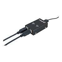 Manhattan Manhattan USB-A Automatic Sharing Switch, 2x USB-B Ports, 480 Mbps (USB 2.0), Dual Control (Auto-Sensing or Manual), Bus...